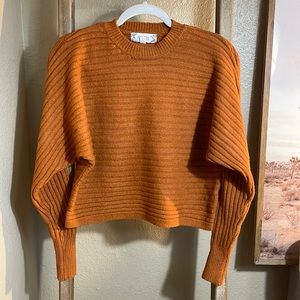 Burnt orange sweater